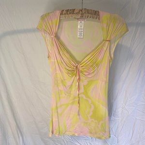 christian lacroix vintage tie top